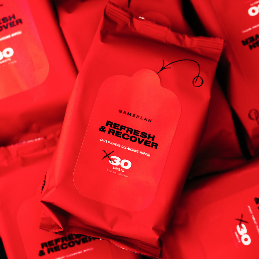 GamePlan Post-Sweat Sport Wipes